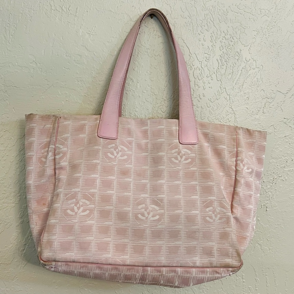 Authentic Chanel Pink Tote Bag